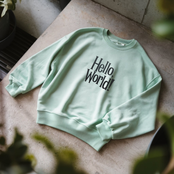 Cozy Up in Our "Hello World!" Sweatshirt - Image 2